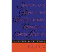 Earl E. Fitz Sexuality and Being in the Poststructuralist Universe o (Tascabile)