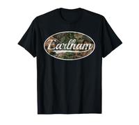 Earlham Indiana Camouflage Classic Throwback Art Maglietta