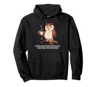 Early Bird Ottiene Il Verme, Late Bird Ottiene Coffeee.Funny Owl Felpa con Cappuccio