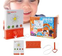 Early Education Toy for Children - 6,69 x 1,97 x 4,72 pollici Educational Flash Cards | Multipurpose Educational Flash Cards | Creative Children Toys Thinking Training Games for Enhance Cognitive