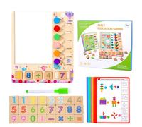 Early Learning Educational Toys - Giocattoli di conteggio in legno | 29,7 cm Colorful Educational Teaching Number Toys | Funny Educational Learning Mumber Blocks for Home, School, & Travel
