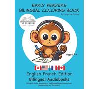 Early Readers Bilingual Coloring Book English French Edition: Bilingual Audiobooks