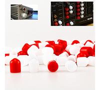 Earlywish 200PCS connettore RCA femmina presa jack Plug Protector cappuccio per DVD amplificatore AV ricevitore RV a prova di polvere