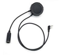 EARMOR Auricolare tattico Kenwood versione PTT Military Standard 7.0 spina per adattatore radio