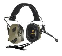 EARMOR M32 PLUS 2024 Varsion Cuffie Tattiche Caccia & Tiro Paraorecchie con Microfono, Amplificazione del Suono, Giacca Nato TP120, Verde, Taglia unica