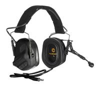 Earmor M32 PLUS 2024 Varsion - Cuffie tattiche per caccia e tiro con microfono, amplificazione acustica, rivestimento Nato TP120, colore: Verde, 1. nero, Taglia unica