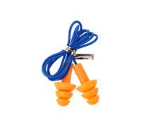 Earmor MaxDefense Silicone Cord Ear Plugs NRR28 100 Pairs Box Orange