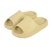 Earnmore - Ciabatte super morbide antiscivolo, spesse, per la casa, aperte sul davanti, ciabatte per bagno, ciabatte con plateau, sandali per ambienti interni ed esterni