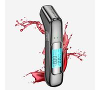 Earnmore Etilometro Portatile Certificato,Alcol Test con LED ad Alta Definizione e Chip ad Alta Sensibilità,2024 Ultima Tecnologia,Adatto per Uso Domestico e Professionale,Nero