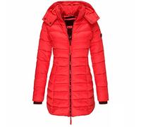 Earnmore Nuova Giacca Invernale Imbottita in Cotone da Donna, Giacca Imbottita Slim Aderente di Media Lunghezza da Donna, Giacca Imbottita in Caldo Piumino