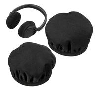 Earpads Sweater Cover - Headset Earpad Cloth Cover, Headphone Ear Covers Replacement, Elastic Washable Reusable Breathable Headphone Ear Pads Covers For Gym, Training, Aviation, Racing