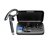 Earphones Translator, Wireless Device Earbuds, Noise Reduction Headphones, Real-Time Multilingual Support for Travel, Business, Meetings, and Language Learning, Black