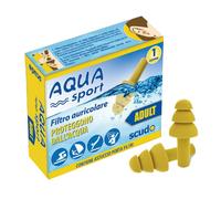 Pasquali Scudo - Aqua Sport Adulti Filtro Auricolare Protegge dall'Acqua, 1 Paio