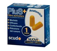 Earplug Scudo Plus Tappi Auricolari 2 Pezzi