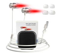 Earplugs Tinnitus Sufferers, Infrared Ear Irradiator, Portable Red Light Device, Supporto Sound Sensitivity Relief for Tinnitus Relief, Adulti, Men, Women