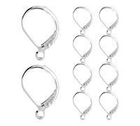Earring Hooks - Interchangeable Dangle Ear Wire, 925 Silver French Open Loop Jewelry Making Supplies For Craft Girls Diy Accessories Lightweight Replacement Finding
