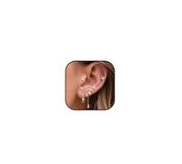 Earring Sets for Multiple Piercing Dainty Earring Stacks 14K Gold Hoop Earrings for Women Trendy Hypoallergenic Flat Back Stud Huggie Cartilage Earrings Small Hoop Earrings Set Jewelry