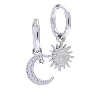 Earrings Stud Wen Trendy Moon Asymmetry Drop Texture Statement Charm For