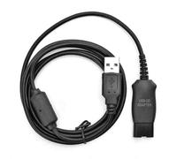 Earsing DA95 USB Cavo Adattatore Per Poly / Plantronics Qd Cuffia Connect Al PC