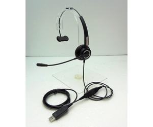 Earsing EMS400 Mono Cuffia QD + Cavo USB DA230 Per Lavoro Da Casa