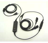 Earsing Link 265 USB A Qd Y-Training Cavo per Poly Hw-Series Cuffie Al PC
