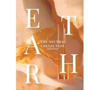 EARTH: Abstract Faux Coffee Table Book - The Neutral Collection Vol. 01: Minimal Decorative Accent Hardcover with Blank Cream Pages for Modern Home & Office Styling