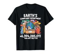 Earth Complaint Department Environmental Humor Maglietta