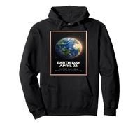 Earth Day Aprile 22 Vintage Globe Design Protect Our Planet Felpa con Cappuccio