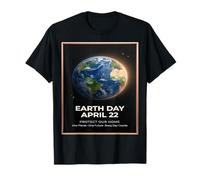 Earth Day Aprile 22 Vintage Globe Design Protect Our Planet Maglietta