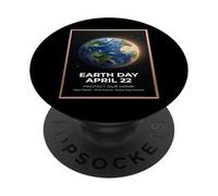 Earth Day Aprile 22 Vintage Globe Design Protect Our Planet PopSockets PopGrip Adesivo