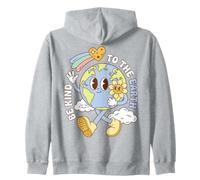 Earth Day Be Kind to The Earth Environmental Message Felpa con Cappuccio