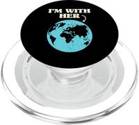 Earth Day - Climate Action - I'm With HER, la terra PopSockets PopGrip per MagSafe