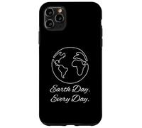 Earth Day Every Day Planet Environment Continuous Line Art Custodia per iPhone 11 Pro Max