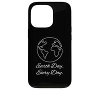 Earth Day Every Day Planet Environment Continuous Line Art Custodia per iPhone 13 Pro