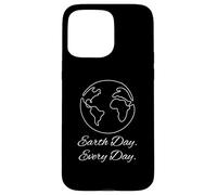 Earth Day Every Day Planet Environment Continuous Line Art Custodia per iPhone 15 Pro Max