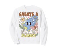 Earth Day Kindness Create A Kinder Planet Positive Message Felpa