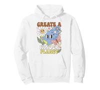 Earth Day Kindness Create A Kinder Planet Positive Message Felpa con Cappuccio