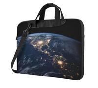 Earth from The Outer Space Borsa per computer portatile 13 pollici borsa da lavoro per uomo donna borsa a tracolla resistente all'acqua per laptop