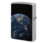 Earth from the Outer Space - Custodia in metallo per accendino