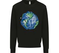 Earth Hands Cambiamento Climatico Ambiente Uomo Felpa