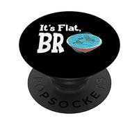 Earth is Flat Gleason Map It's Flat Bro PopSockets PopGrip Intercambiabile