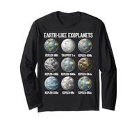 Earth Like Exoplanets Space Science Exploration Maglia a Manica