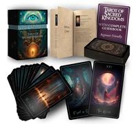 Earth Moon Magick I Tarocchi dei Regni Sacri - Carte dei Tarocchi Luna - Mazzo di tarocchi da 78 carte con guida - Carte Oracle per lavoro spirituale e ombra, perfette per principianti Include guida