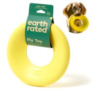 Earth Rated Disco volante per cani, giocattolo interattivo per cani adulti e cuccioli, galleggia in acqua, grande, giallo