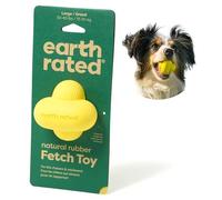 Earth Rated Palla per cani, giocattolo interattivo da recupero, per razze piccole, medie e grandi, disponibile in diverse dimensioni, realizzata in gomma naturale, perfetta per uso interno ed esterno,
