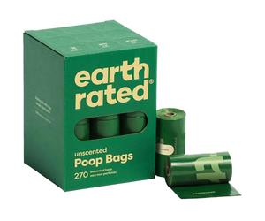 Earth Rated Sacchetti igienici per cani, a prova di perdite e extra resistenti, rotoli di ricarica, senza profumo, 270 pezzi