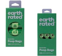 Earth Rated Sacchetti Igienici per Cani Extra Resistenti Profumati alla Lavanda