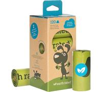 Earth Rated Sacchetti Per Escrementi Per Cani Senza Profumo 120 Pezzi