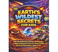 EARTH’S WILDEST SECRETS FOR KIDS: 100 Mind-Blowing Volcano, Earthquake, & Natural Disaster Facts in a Funny STEM Survival Adventure (Ages 9-12)