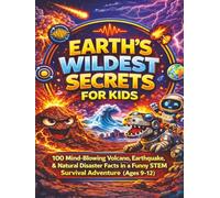 EARTH’S WILDEST SECRETS FOR KIDS: 100 Mind-Blowing Volcano, Earthquake, & Natural Disaster Facts in a Funny STEM Survival Adventure (Ages 9-12)